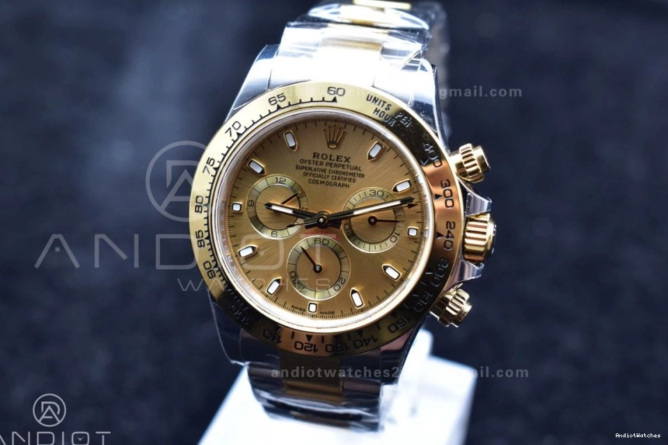 OnTrend 904L Case YG 116503 SS 736 BTF Best Dial Bracelet SA 1:1 Daytona and Edition 0303